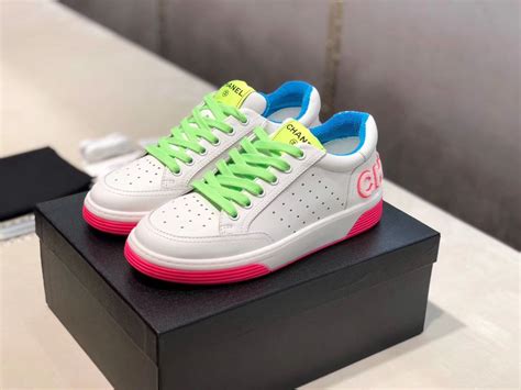 sneaker chanel colorate|Chanel sneakers clearance.